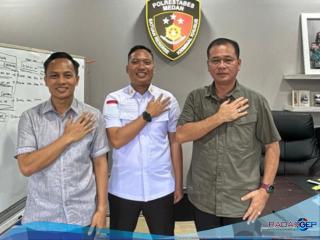 Ka.Kpr Rutan Kelas I Medan Audiensi Dengan APH Setempat